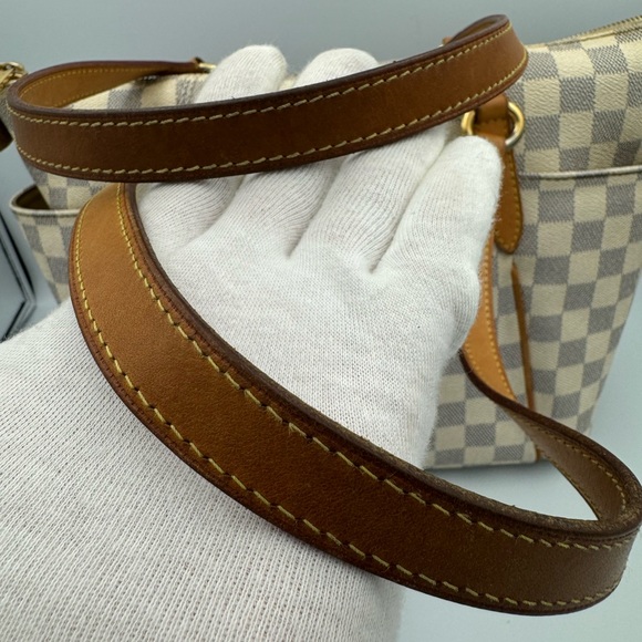 100% Authentic Louis Vuitton Damier Azur Totally PM Tote Bag - Picture 8 of 15